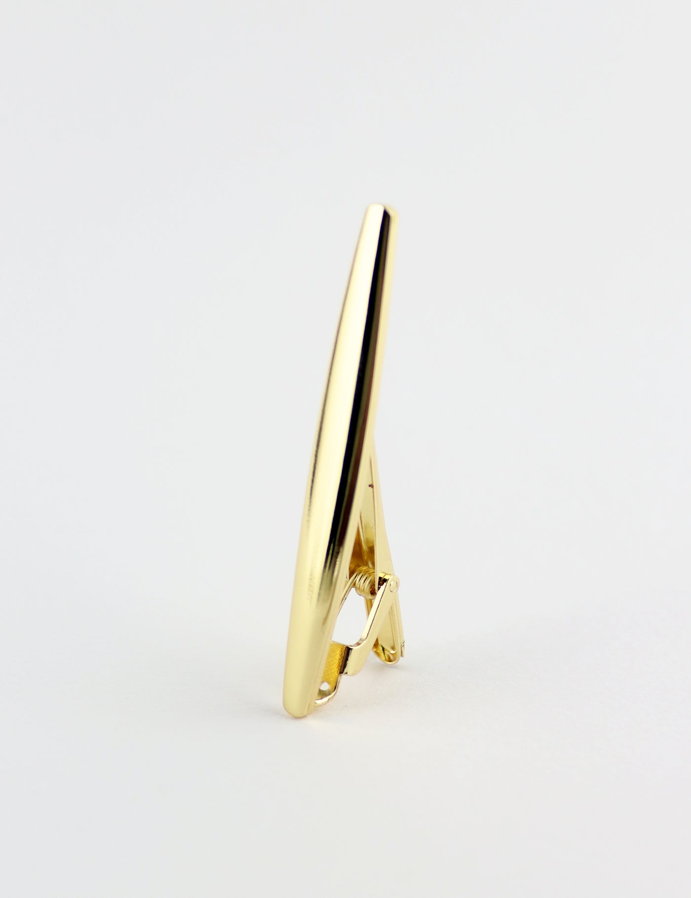 Oval Tie Clip - Gold