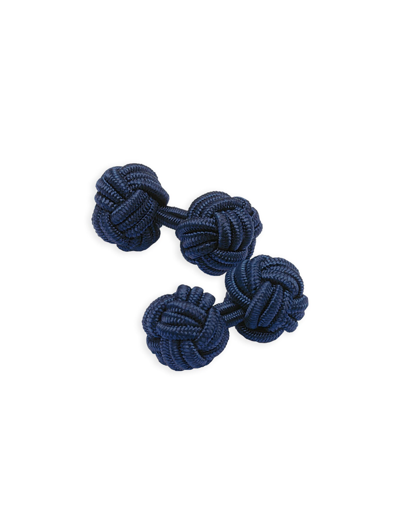 Knot Cufflinks - Navy