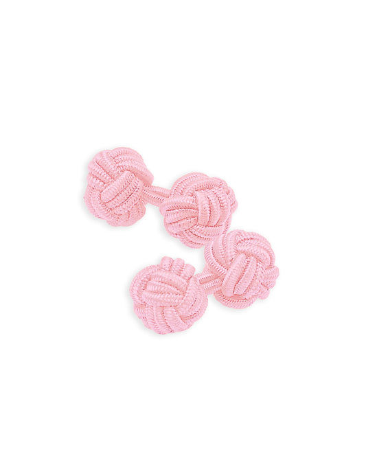 Knot Cufflinks - Pink