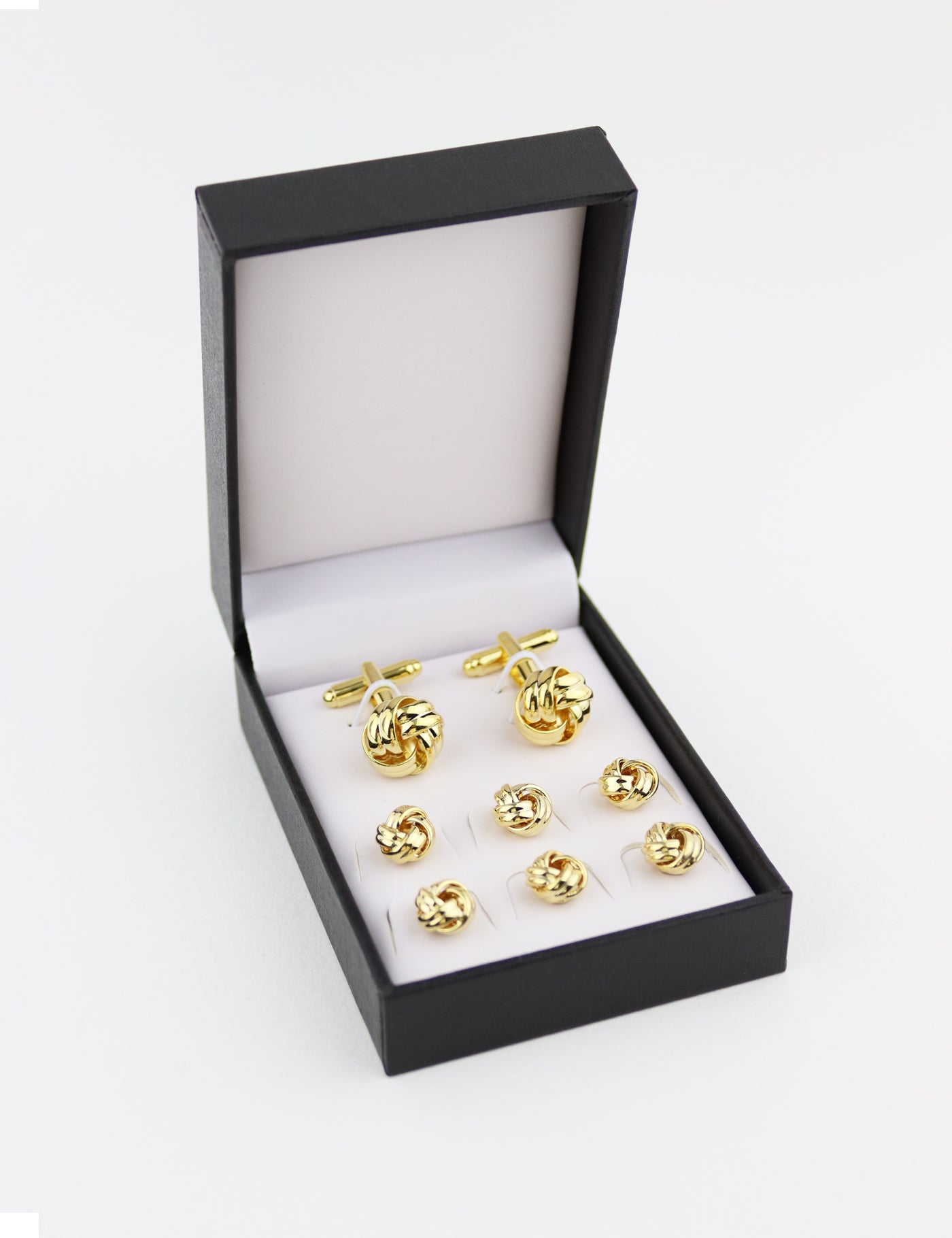 Cufflinks - Gold Twisted Tuxedo Set