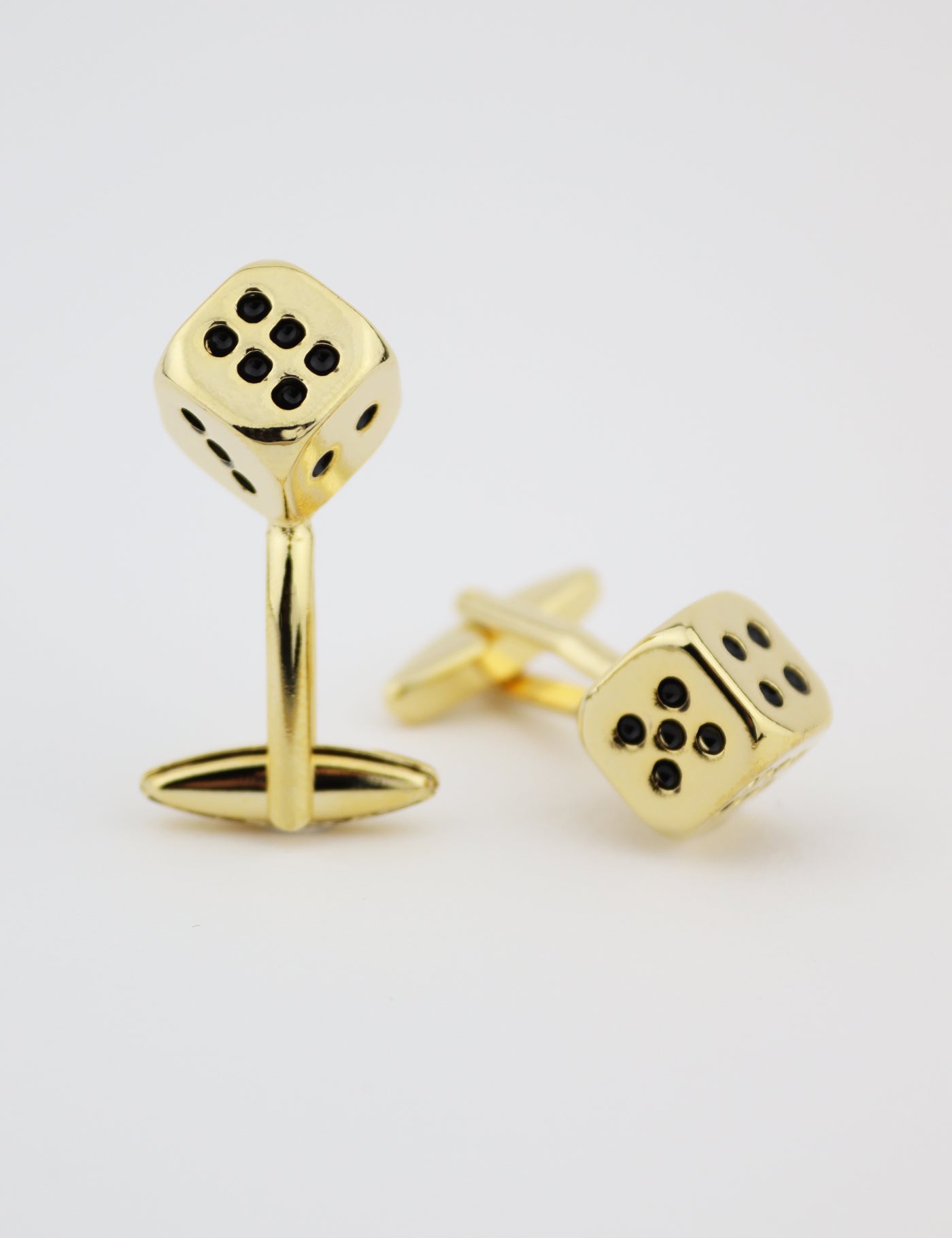 Cufflinks - Gold Dice