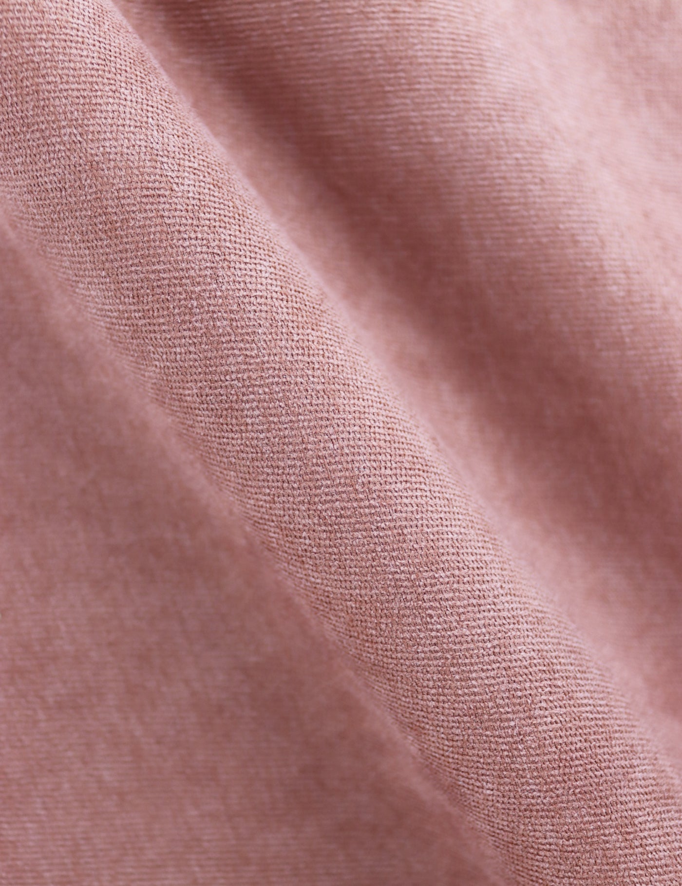 100% Brushed Cotton Tie - Dusty Pink