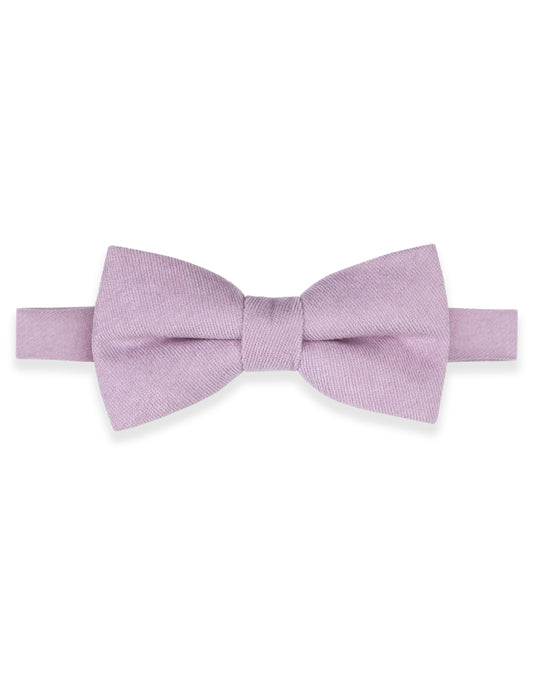 100% Brushed Cotton Bow Tie - Pastel Purple