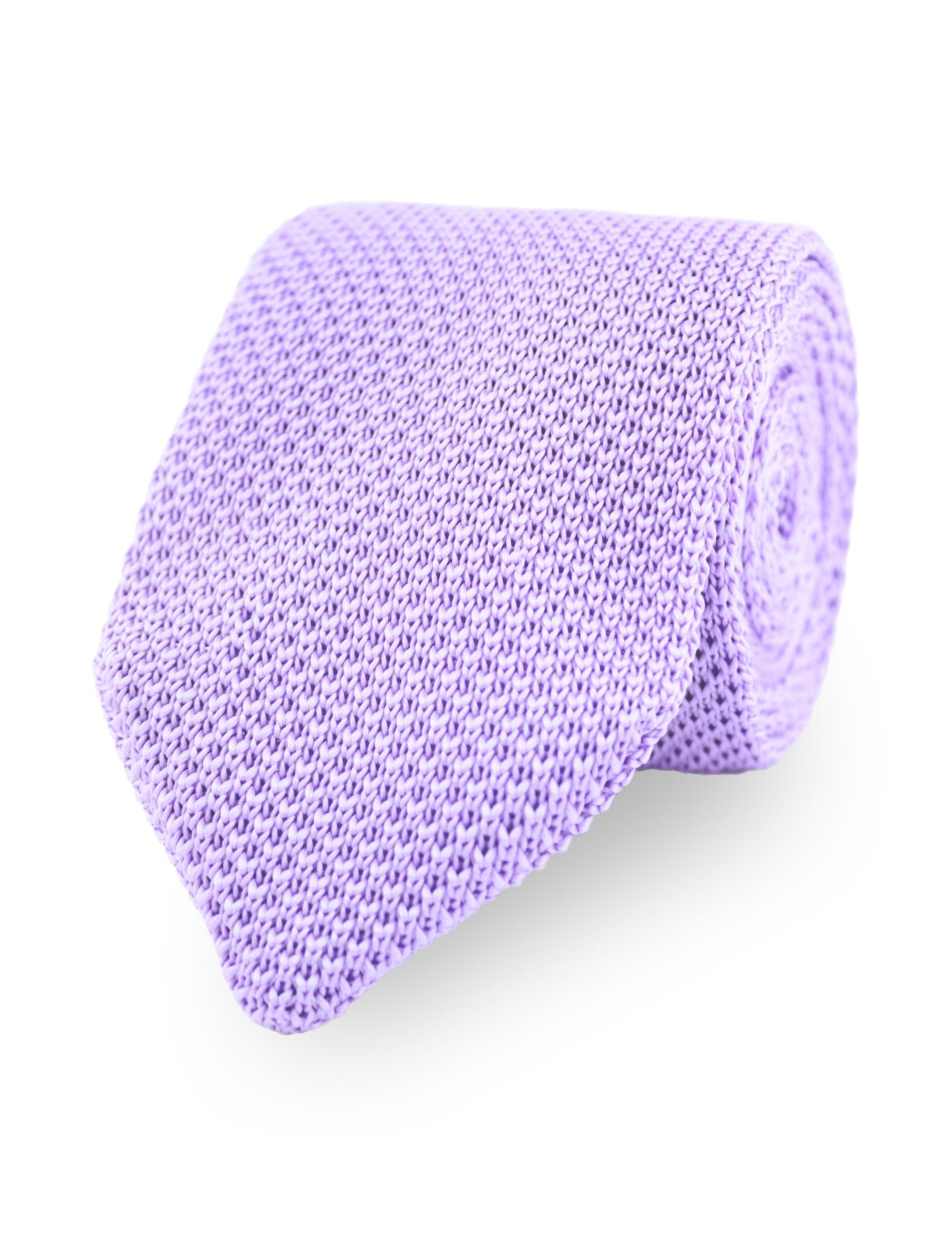 100% Polyester Knitted Child Bow Tie - Pastel Purple