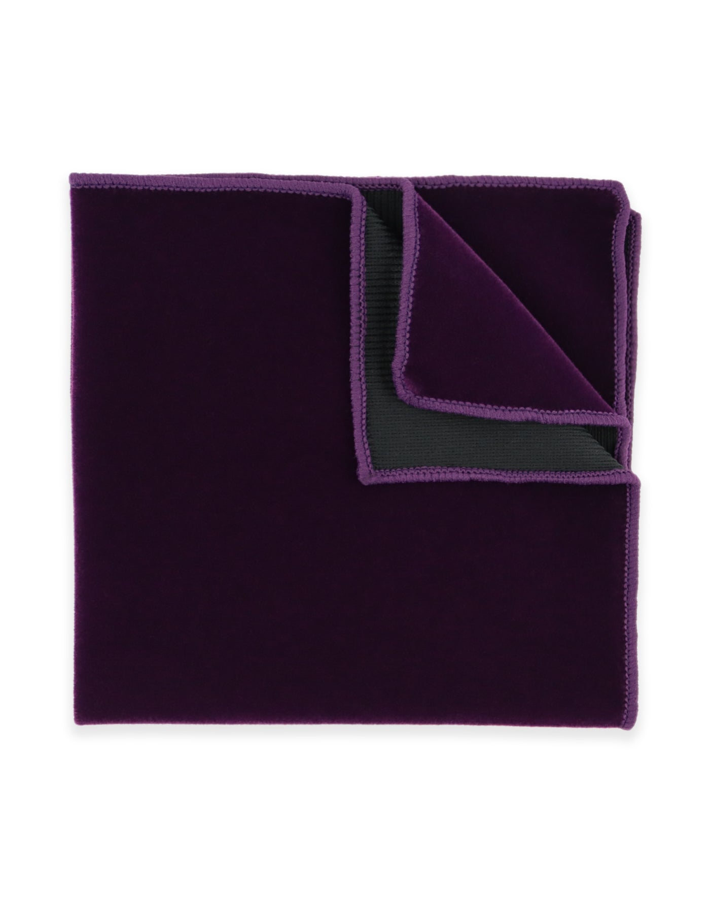 100% Velvet Bow Tie - Purple