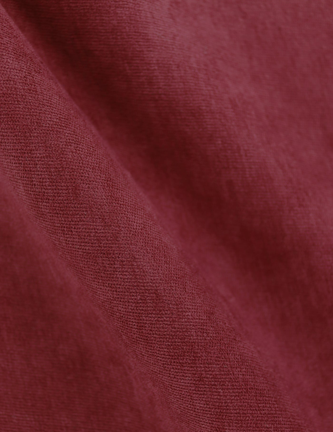 100% Brushed Cotton Tie - Burgundy Red