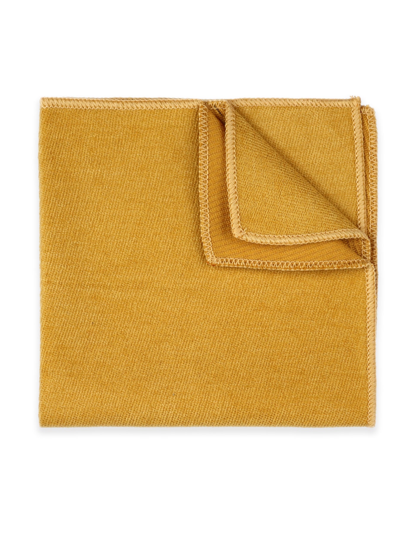 100% Brushed Cotton Bow Tie - Mustard Yellow