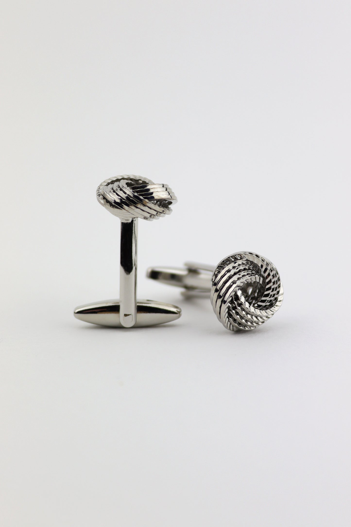 Cufflinks - Silver Knot