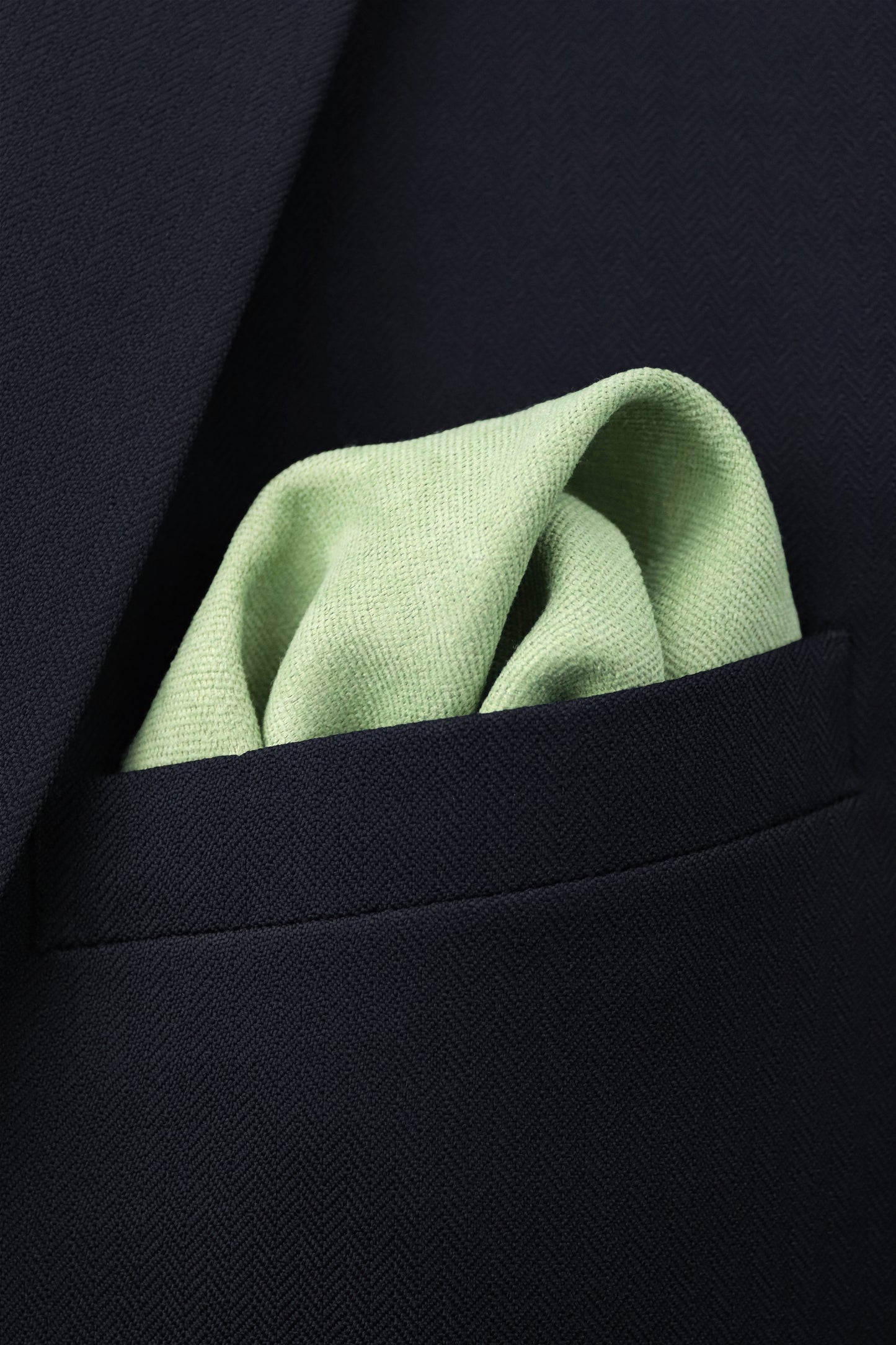 100% Brushed Cotton Tie - Sage Green