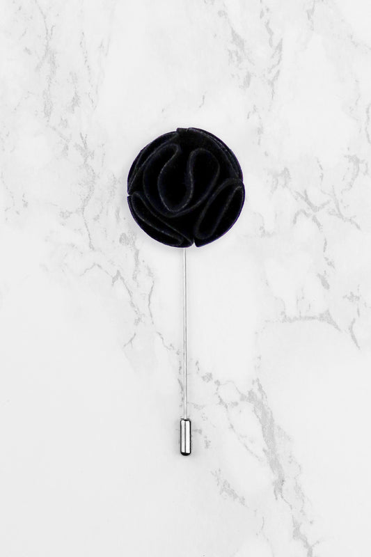 Lapel Flower - Black