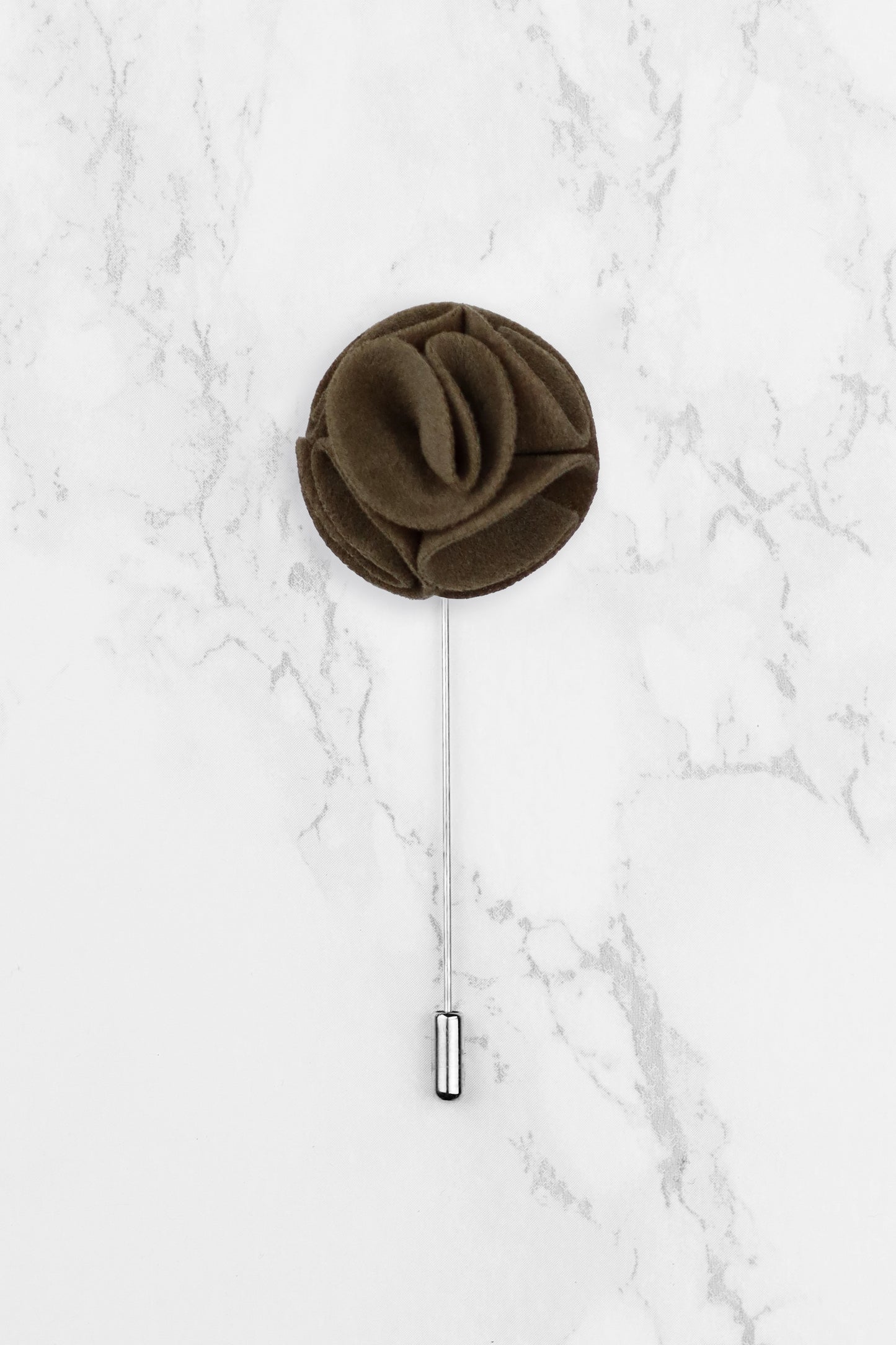 Lapel Flower - Brown