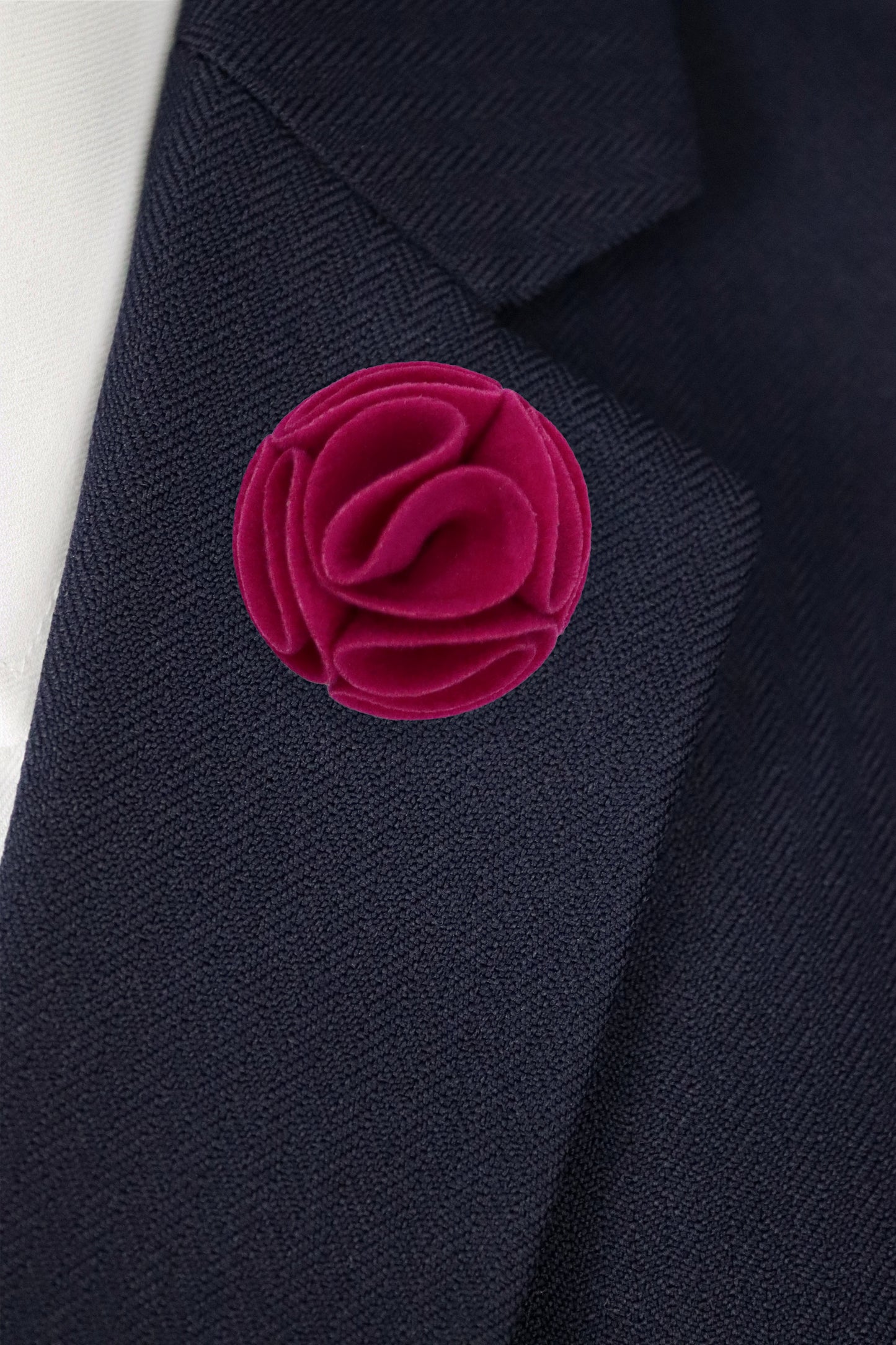 Lapel Flower - Hot Pink