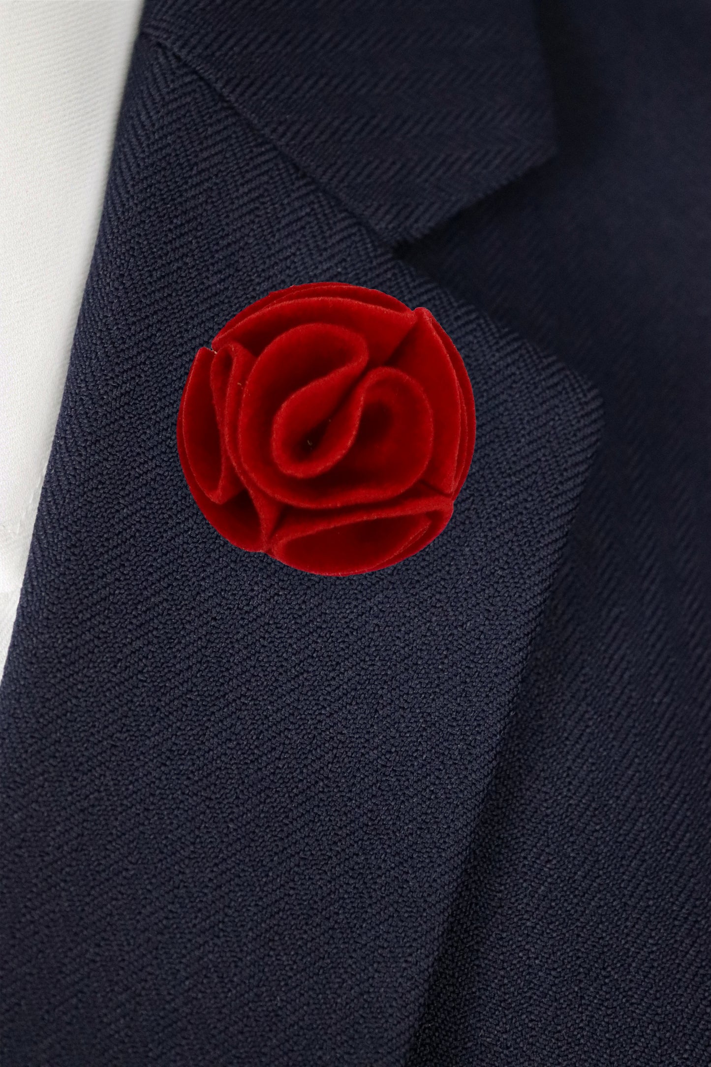 Lapel Flower - Red